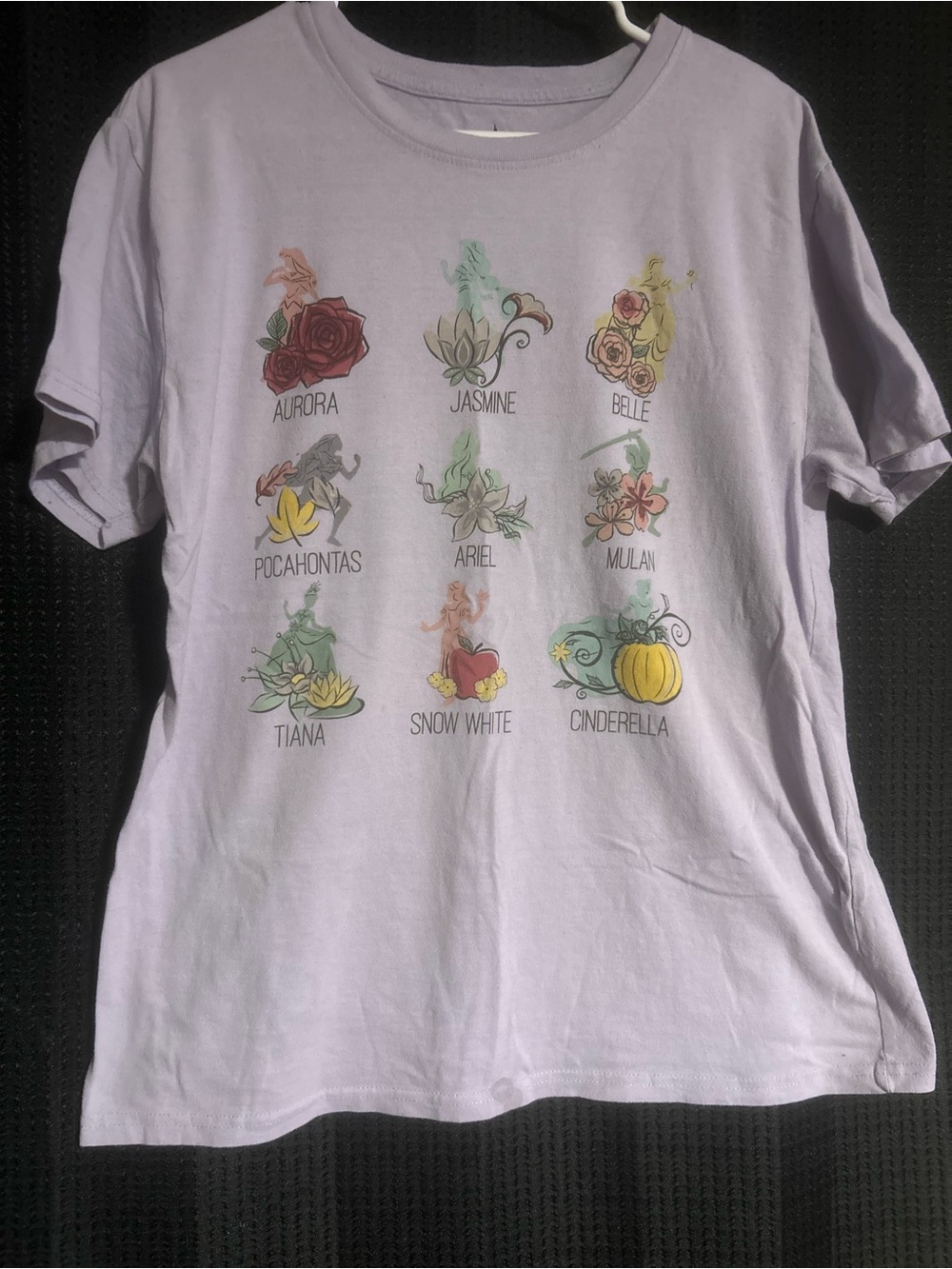 Disney Women’s Light Purple Princesss Graphic Tee
